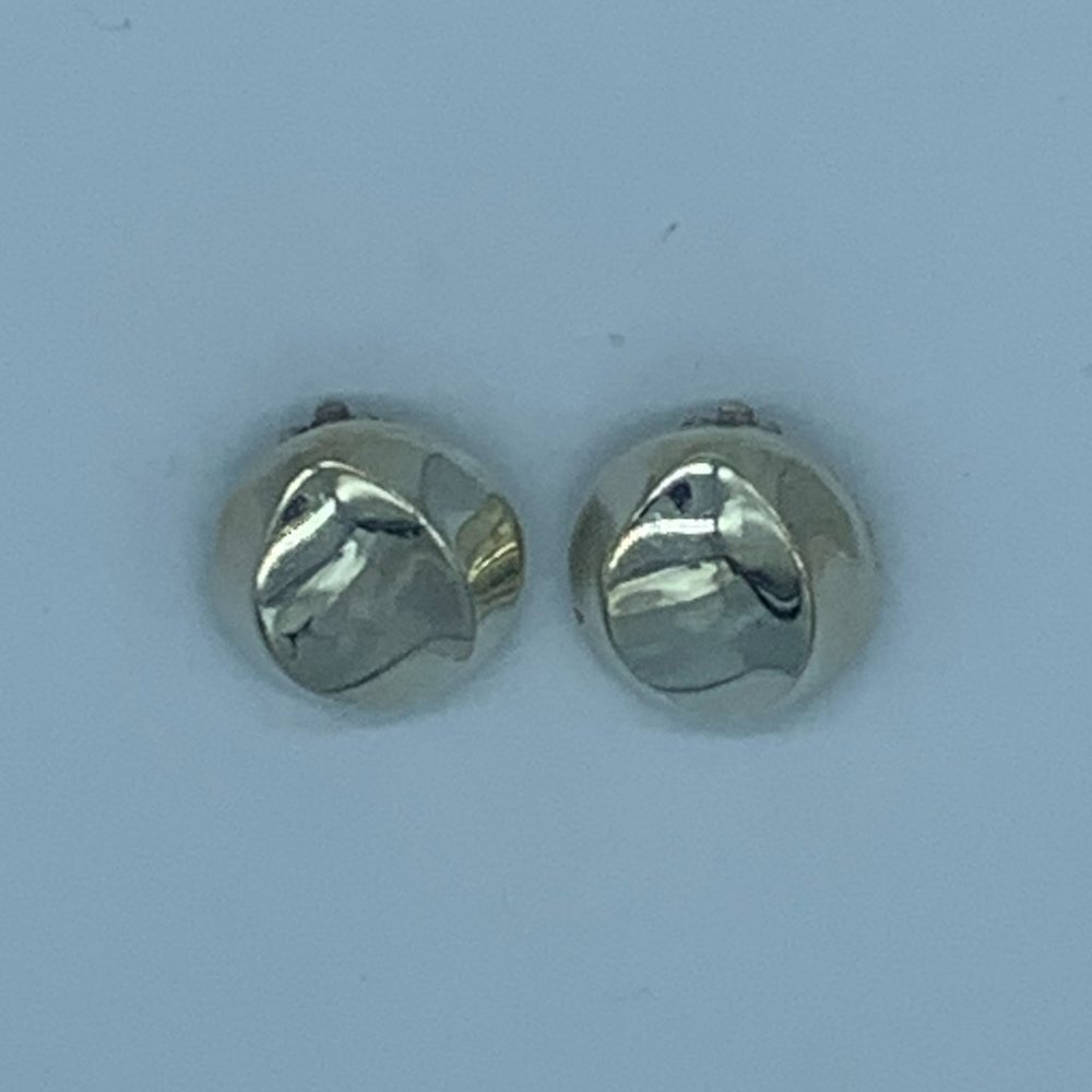 Sterling Silver Clip Oval Earrings (925 MEXICO stamped)